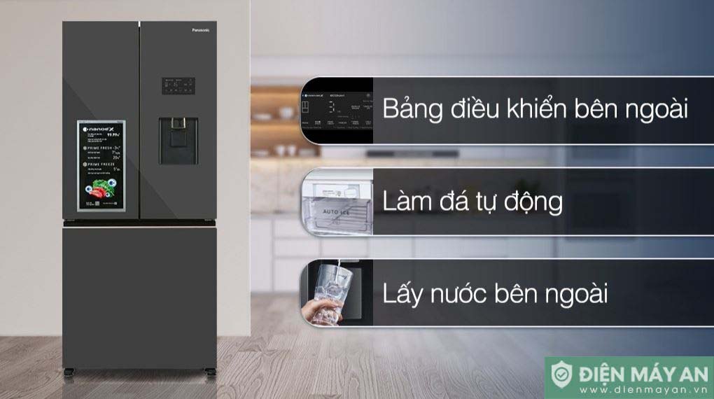 Tủ lạnh Panasonic Inverter 495 lít NR-CW530XMMV